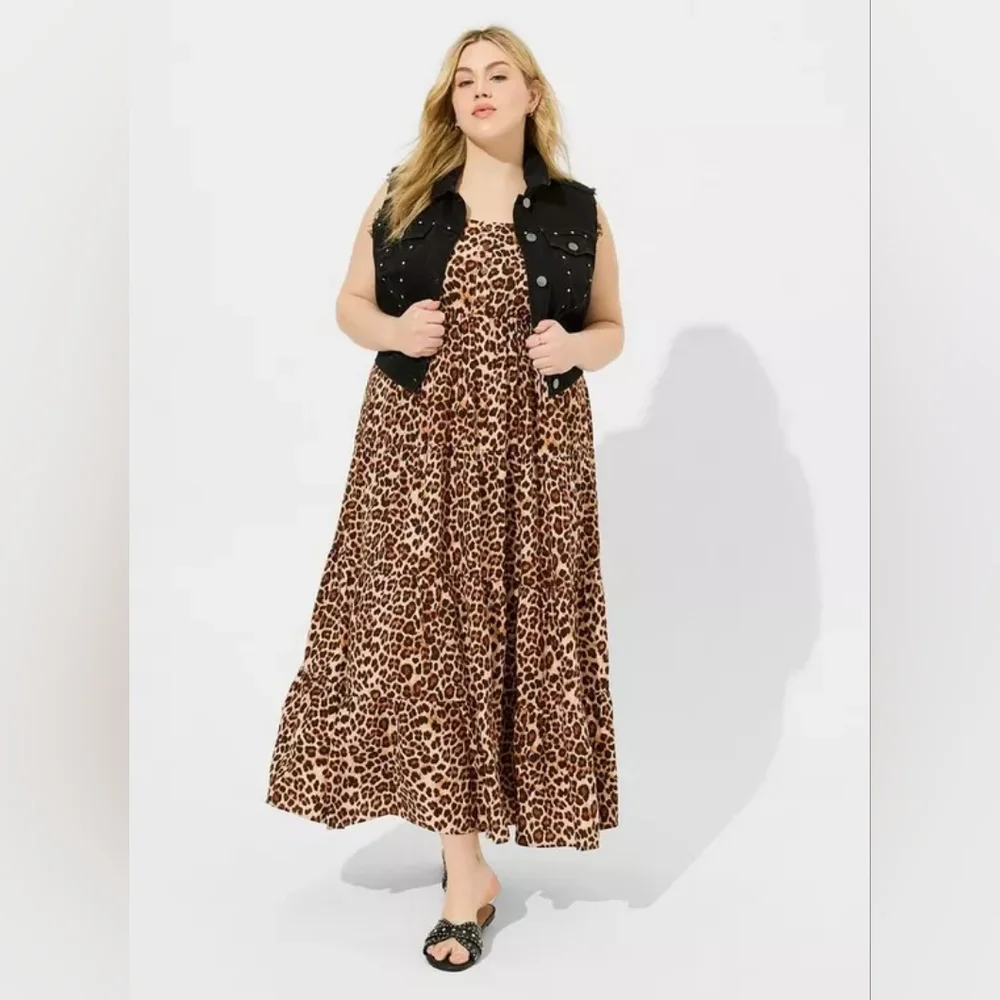 {Torrid} NEW Maxi Challis Tiered Dress - Picture 3 of 7